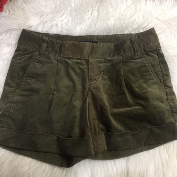 New J Crew Slinky Olive Green Shorts
